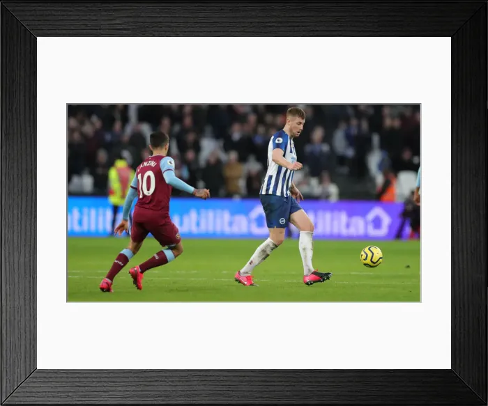 Framed Print : Intense Premier League Showdown: West Ham United vs. Brighton & Hove Albion (1st February 2020) Framed Print : Intense Premier League Showdown: West Ham United vs. Brighton & Hove Albion (1st February 2020)