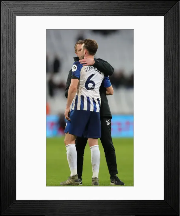 Framed Print : Battle in the Premier League: West Ham United vs. Brighton and Hove Albion - February 1, 2020 Framed Print : Battle in the Premier League: West Ham United vs. Brighton and Hove Albion - February 1, 2020