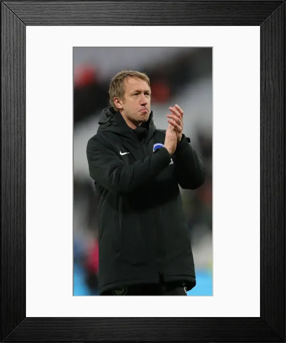 Framed Print : Battle in the Premier League: West Ham United vs. Brighton and Hove Albion - February 1, 2020 Framed Print : Battle in the Premier League: West Ham United vs. Brighton and Hove Albion - February 1, 2020