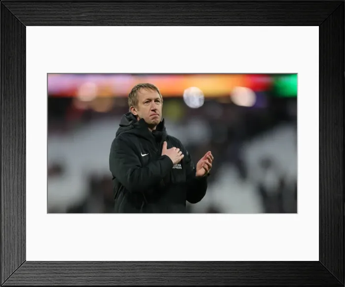 Framed Print : A Battle in the Premier League: West Ham United vs. Brighton and Hove Albion (February 1, 2020) Framed Print : A Battle in the Premier League: West Ham United vs. Brighton and Hove Albion (February 1, 2020)