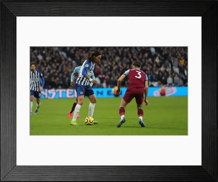 Framed Print : A Battle in the Premier League: West Ham United vs. Brighton and Hove Albion (1st February 2020) Framed Print : A Battle in the Premier League: West Ham United vs. Brighton and Hove Albion (1st February 2020)