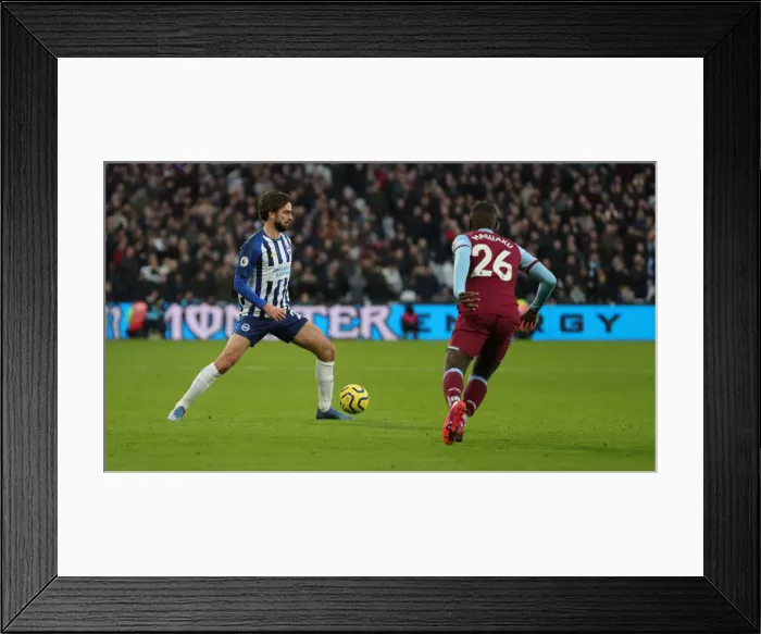 Framed Print : Brighton and Hove Albion vs. West Ham United: A Premier League Showdown at London Stadium (01FEB20) Framed Print : Brighton and Hove Albion vs. West Ham United: A Premier League Showdown at London Stadium (01FEB20)