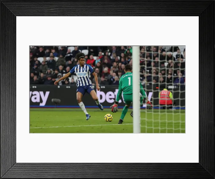 Framed Print : Battle in the Premier League: West Ham United vs. Brighton and Hove Albion - February 1, 2020 Framed Print : Battle in the Premier League: West Ham United vs. Brighton and Hove Albion - February 1, 2020