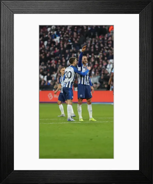 Framed Print : February 1, 2020: A Battle in the Premier League - West Ham United vs. Brighton & Hove Albion Framed Print : February 1, 2020: A Battle in the Premier League - West Ham United vs. Brighton & Hove Albion