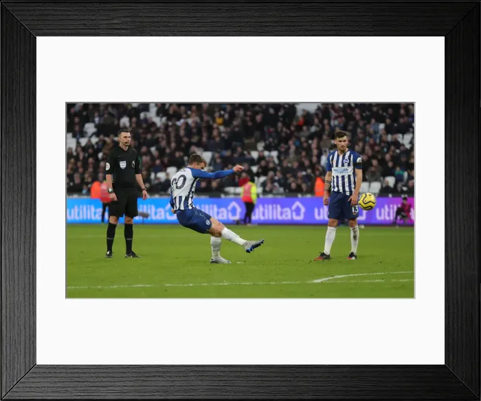 Framed Print : A Battle in the Premier League: West Ham United vs. Brighton & Hove Albion (February 1, 2020) Framed Print : A Battle in the Premier League: West Ham United vs. Brighton & Hove Albion (February 1, 2020)
