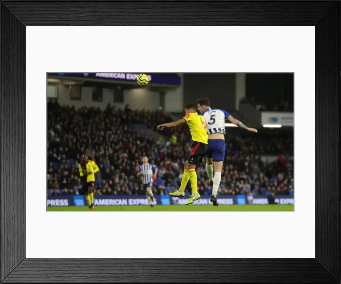 Framed Print : Brighton and Hove Albion vs. Watford: Premier League Showdown at American Express Community Stadium (08FEB20)