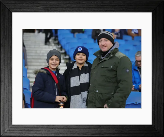 Framed Print : Brighton and Hove Albion vs. Watford: Premier League Showdown at American Express Community Stadium (08.02.20)