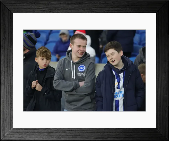 Framed Print : Intense Premier League Showdown: Brighton & Hove Albion vs. Watford (08FEB20) Framed Print : Intense Premier League Showdown: Brighton & Hove Albion vs. Watford (08FEB20)