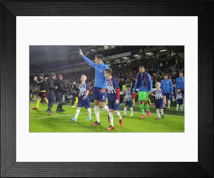 Framed Print : Brighton and Hove Albion vs. Watford: A Premier League Clash at American Express Community Stadium (08FEB20) Framed Print : Brighton and Hove Albion vs. Watford: A Premier League Clash at American Express Community Stadium (08FEB20)