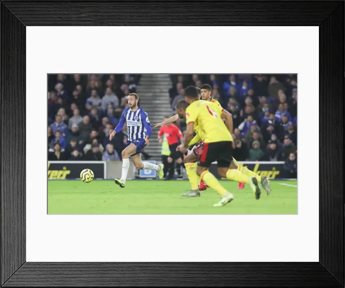 Framed Print : Brighton and Hove Albion vs. Watford: A Premier League Battle (08FEB20) Framed Print : Brighton and Hove Albion vs. Watford: A Premier League Battle (08FEB20)