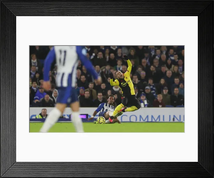 Framed Print : Brighton and Hove Albion vs. Watford: Premier League Showdown at American Express Community Stadium (08FEB20) Framed Print : Brighton and Hove Albion vs. Watford: Premier League Showdown at American Express Community Stadium (08FEB20)