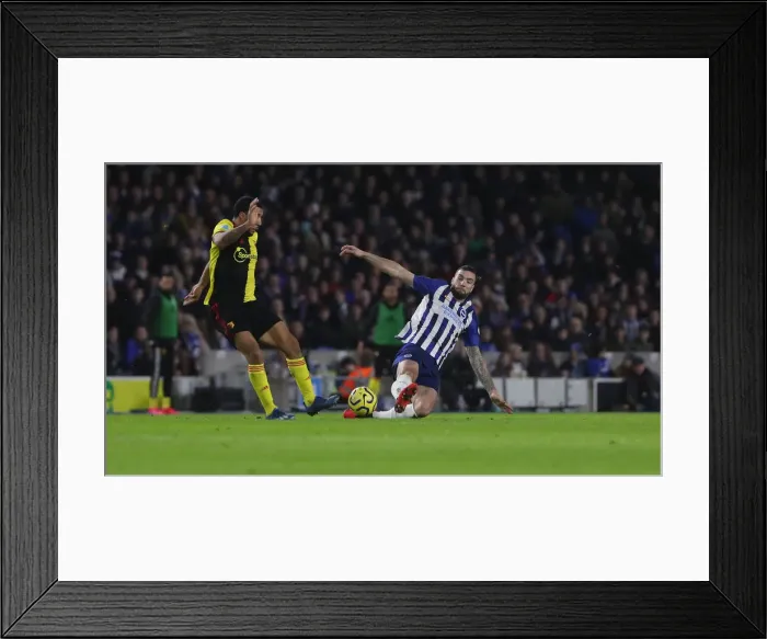 Framed Print : Brighton and Hove Albion vs. Watford: Premier League Showdown at American Express Community Stadium (08FEB20) Framed Print : Brighton and Hove Albion vs. Watford: Premier League Showdown at American Express Community Stadium (08FEB20)