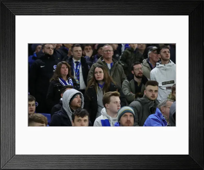 Framed Print : Intense Premier League Showdown: Brighton & Hove Albion vs. Watford (08FEB20) Framed Print : Intense Premier League Showdown: Brighton & Hove Albion vs. Watford (08FEB20)