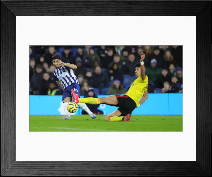 Framed Print : Brighton and Hove Albion vs. Watford: Premier League Showdown at American Express Community Stadium (08FEB20) Framed Print : Brighton and Hove Albion vs. Watford: Premier League Showdown at American Express Community Stadium (08FEB20)