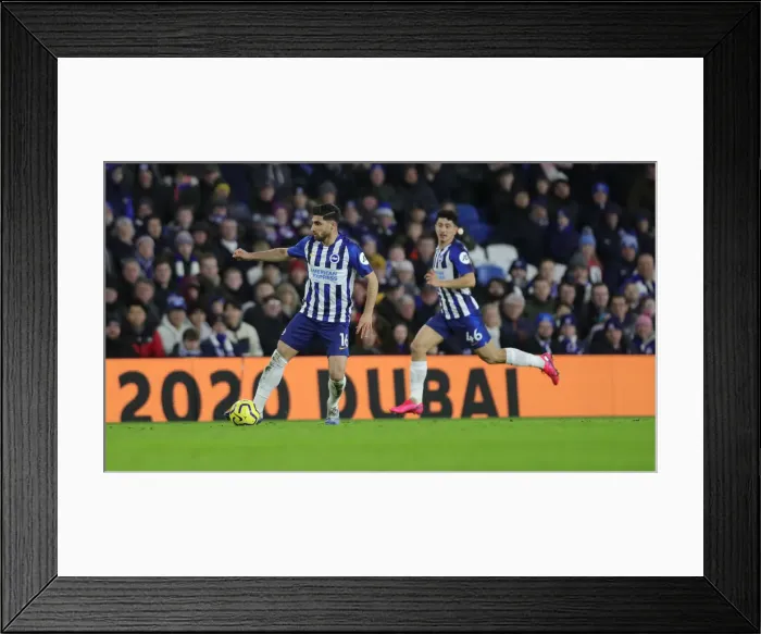 Framed Print : Intense Premier League Showdown: Brighton & Hove Albion vs. Watford (08FEB20)