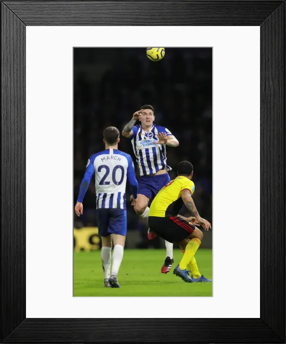 Framed Print : Intense Premier League Showdown: Brighton & Hove Albion vs. Watford (08FEB20) Framed Print : Intense Premier League Showdown: Brighton & Hove Albion vs. Watford (08FEB20)