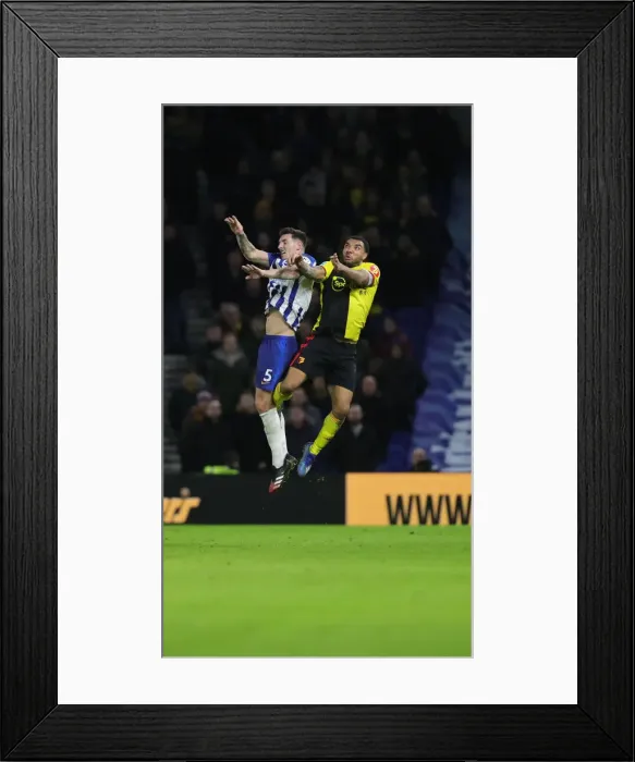 Framed Print : Intense Premier League Showdown: Brighton & Hove Albion vs. Watford (08FEB20) Framed Print : Intense Premier League Showdown: Brighton & Hove Albion vs. Watford (08FEB20)