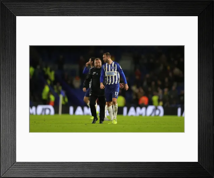 Framed Print : Brighton and Hove Albion vs. Watford: Premier League Showdown at American Express Community Stadium (08FEB20)