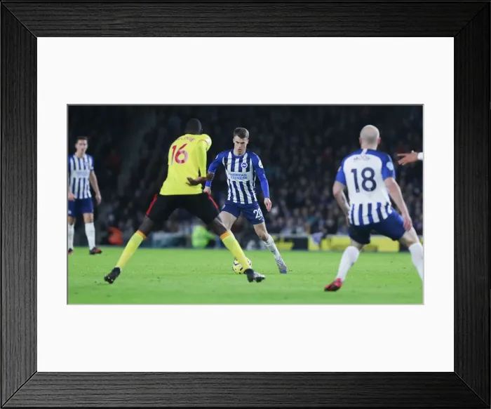 Framed Print : Intense Premier League Showdown: Brighton & Hove Albion vs. Watford (08FEB20) Framed Print : Intense Premier League Showdown: Brighton & Hove Albion vs. Watford (08FEB20)