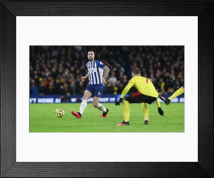 Framed Print : Intense Premier League Showdown: Brighton & Hove Albion vs. Watford (08FEB20)