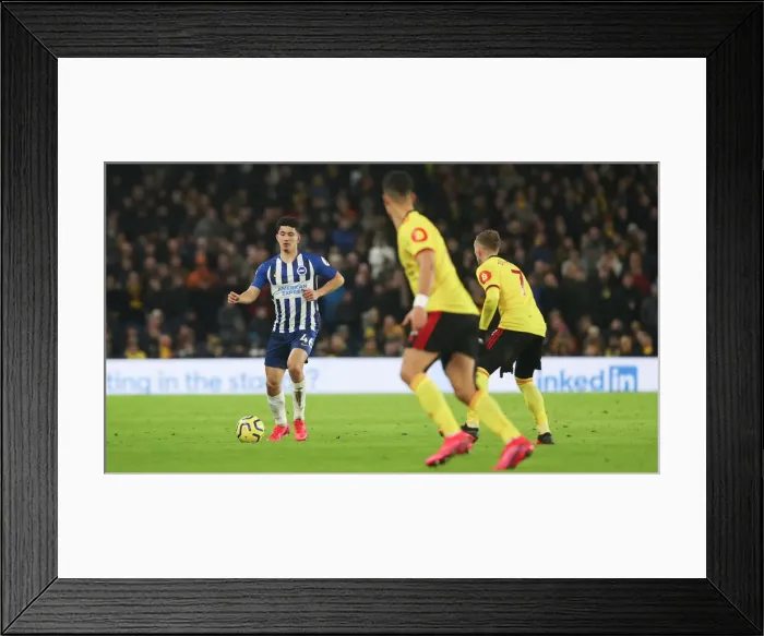 Framed Print : Intense Premier League Showdown: Brighton & Hove Albion vs. Watford (08FEB20) Framed Print : Intense Premier League Showdown: Brighton & Hove Albion vs. Watford (08FEB20)
