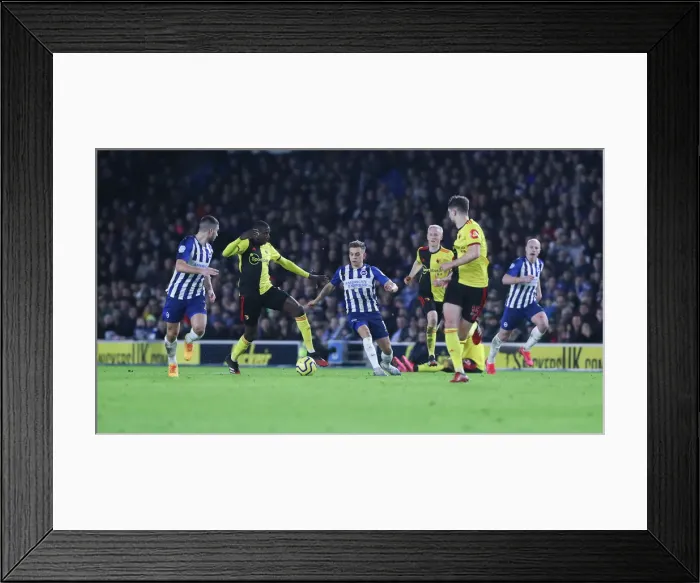 Framed Print : Intense Premier League Showdown: Brighton & Hove Albion vs. Watford (08FEB20) Framed Print : Intense Premier League Showdown: Brighton & Hove Albion vs. Watford (08FEB20)