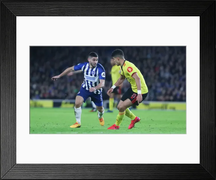 Framed Print : Brighton and Hove Albion vs. Watford: Premier League Showdown at American Express Community Stadium (08FEB20) Framed Print : Brighton and Hove Albion vs. Watford: Premier League Showdown at American Express Community Stadium (08FEB20)