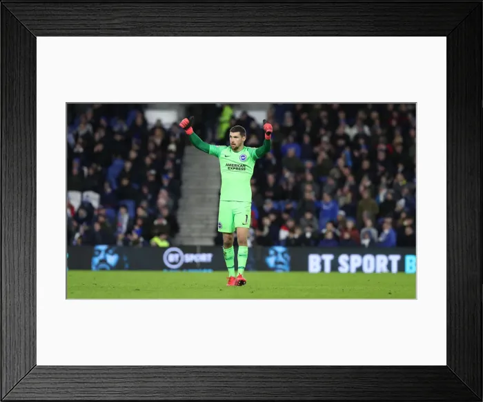 Framed Print : Intense Premier League Showdown: Brighton & Hove Albion vs. Watford (08FEB20) Framed Print : Intense Premier League Showdown: Brighton & Hove Albion vs. Watford (08FEB20)
