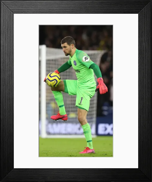 Framed Print : Brighton and Hove Albion vs. Watford: 08FEB20 Premier League Showdown at American Express Community Stadium