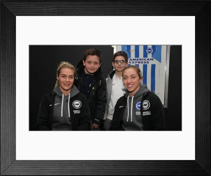 Framed Print : Player Signing Session at American Express Community Stadium: Brighton & Hove Albion FC, 18th February 2020 Framed Print : Player Signing Session at American Express Community Stadium: Brighton & Hove Albion FC, 18th February 2020