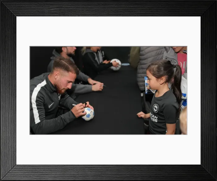 Framed Print : Player Signing Session at American Express Community Stadium, Brighton & Hove Albion FC (18FEB20) Framed Print : Player Signing Session at American Express Community Stadium, Brighton & Hove Albion FC (18FEB20)