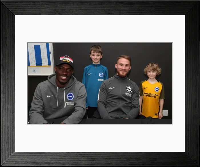 Framed Print : Player Signing Session at American Express Community Stadium, Brighton & Hove Albion FC (18FEB20) Framed Print : Player Signing Session at American Express Community Stadium, Brighton & Hove Albion FC (18FEB20)