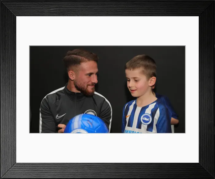 Framed Print : Player Signing Session at American Express Community Stadium, Brighton & Hove Albion FC (18FEB20) Framed Print : Player Signing Session at American Express Community Stadium, Brighton & Hove Albion FC (18FEB20)