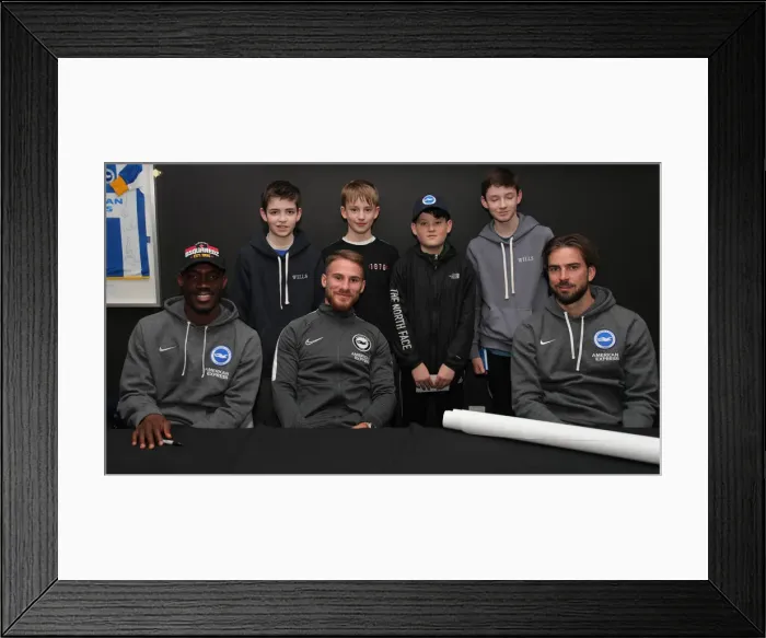 Framed Print : Player Signing Session at Dicks Bar, American Express Community Stadium, Brighton & Hove Albion FC (18FEB20) Framed Print : Player Signing Session at Dicks Bar, American Express Community Stadium, Brighton & Hove Albion FC (18FEB20)