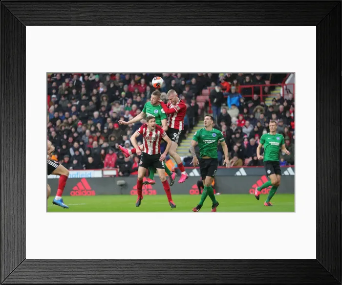 Framed Print : Sheffield United v Brighton and Hove Albion Premier League 22FEB20 Framed Print : Sheffield United v Brighton and Hove Albion Premier League 22FEB20