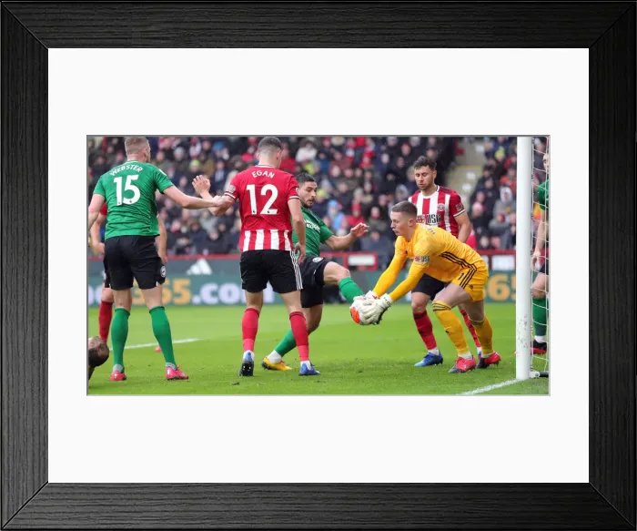 Framed Print : Intense Premier League Showdown: Brighton and Hove Albion vs. Sheffield United (22FEB20) Framed Print : Intense Premier League Showdown: Brighton and Hove Albion vs. Sheffield United (22FEB20)