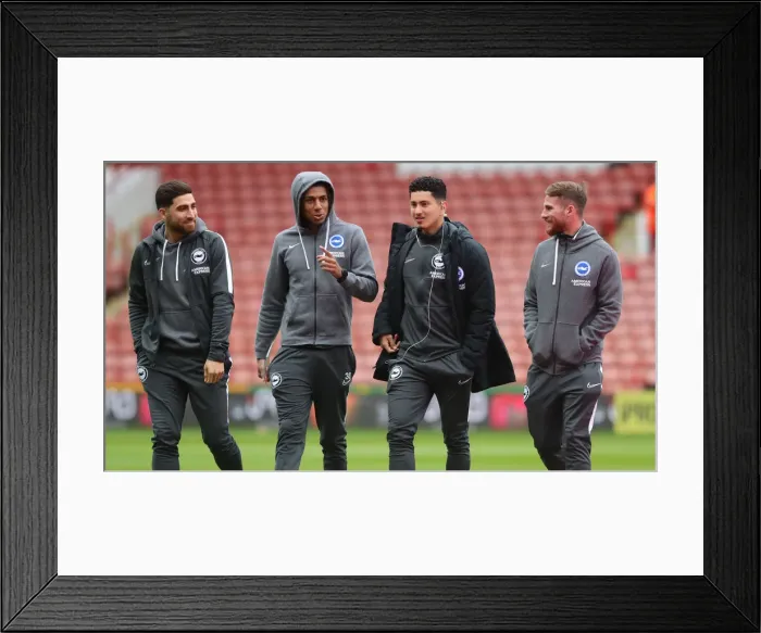 Framed Print : Intense Premier League Showdown: Brighton and Hove Albion vs. Sheffield United (22FEB20)