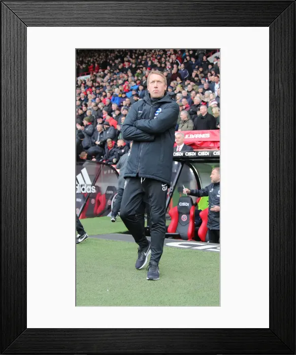 Framed Print : Brighton and Hove Albion Face Off Against Sheffield United in Premier League Clash (22FEB20) Framed Print : Brighton and Hove Albion Face Off Against Sheffield United in Premier League Clash (22FEB20)