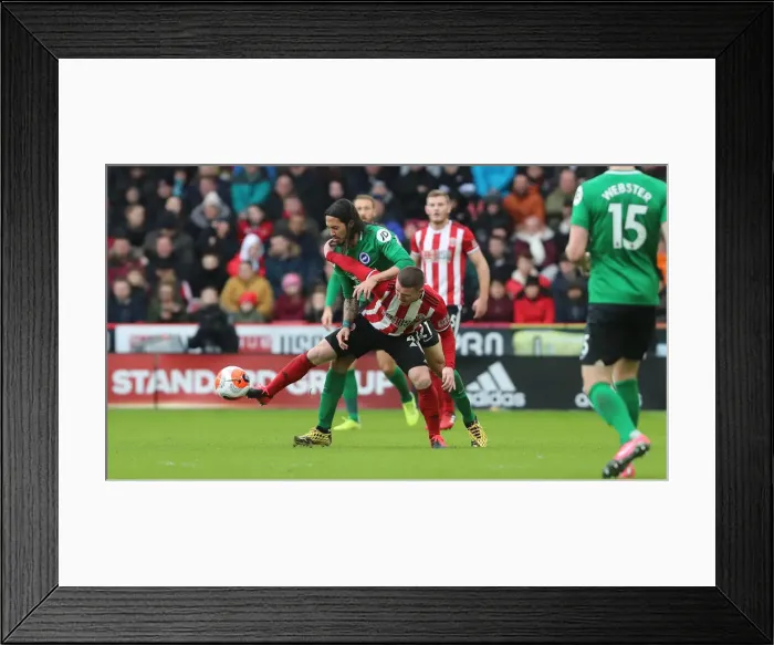 Framed Print : Intense Premier League Showdown: Brighton and Hove Albion vs. Sheffield United (22FEB20) Framed Print : Intense Premier League Showdown: Brighton and Hove Albion vs. Sheffield United (22FEB20)