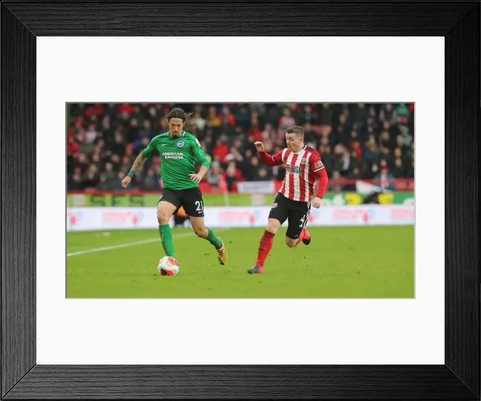 Framed Print : Premier League Showdown: Sheffield United vs. Brighton & Hove Albion at Bramall Lane (22FEB20) Framed Print : Premier League Showdown: Sheffield United vs. Brighton & Hove Albion at Bramall Lane (22FEB20)