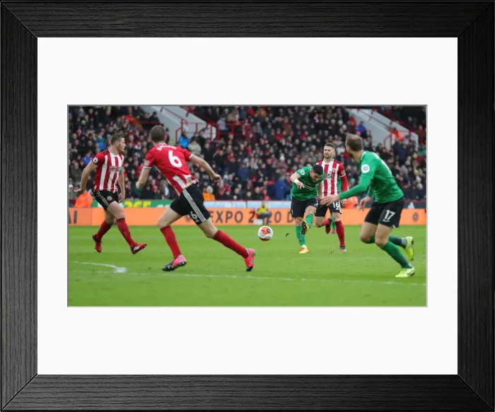 Framed Print : Intense Premier League Showdown: Brighton and Hove Albion vs. Sheffield United (22FEB20) Framed Print : Intense Premier League Showdown: Brighton and Hove Albion vs. Sheffield United (22FEB20)