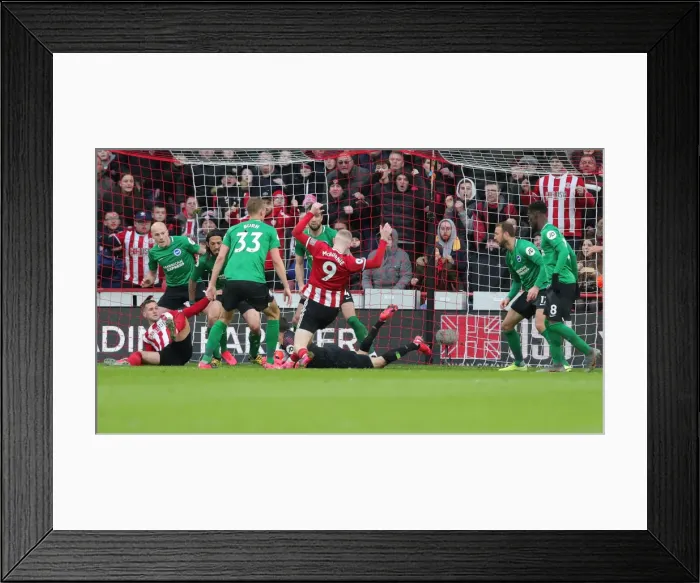 Framed Print : Intense Premier League Showdown: Brighton and Hove Albion vs. Sheffield United (22FEB20) Framed Print : Intense Premier League Showdown: Brighton and Hove Albion vs. Sheffield United (22FEB20)