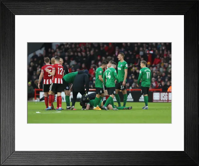 Framed Print : Intense Premier League Showdown: Brighton and Hove Albion vs Sheffield United (22FEB20) Framed Print : Intense Premier League Showdown: Brighton and Hove Albion vs Sheffield United (22FEB20)
