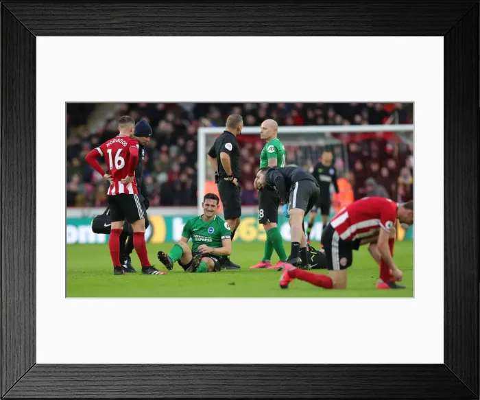 Framed Print : Intense Premier League Showdown: Brighton and Hove Albion vs Sheffield United (22FEB20) Framed Print : Intense Premier League Showdown: Brighton and Hove Albion vs Sheffield United (22FEB20)