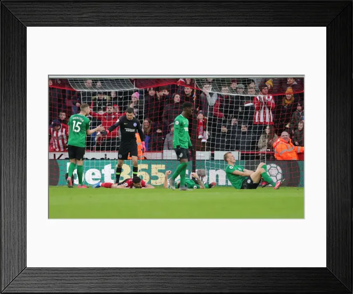 Framed Print : Intense Premier League Showdown: Brighton and Hove Albion vs. Sheffield United (22FEB20) Framed Print : Intense Premier League Showdown: Brighton and Hove Albion vs. Sheffield United (22FEB20)