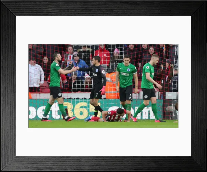 Framed Print : Intense Premier League Showdown: Brighton and Hove Albion vs Sheffield United (22FEB20) Framed Print : Intense Premier League Showdown: Brighton and Hove Albion vs Sheffield United (22FEB20)