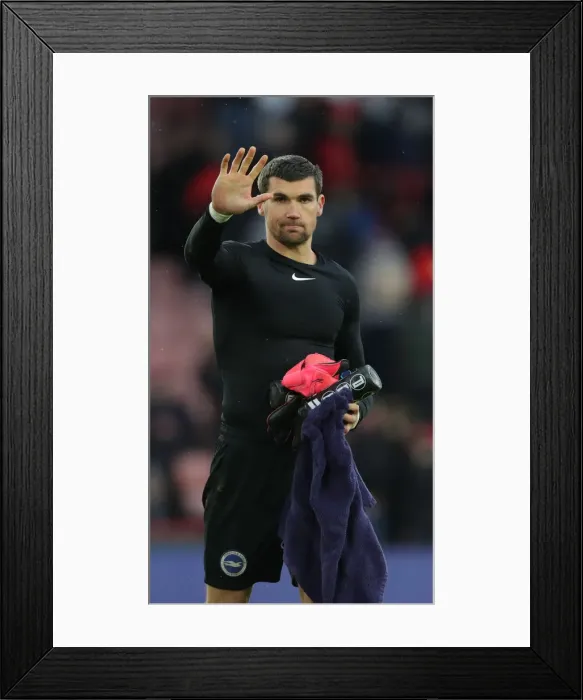 Framed Print : Brighton and Hove Albion vs Sheffield United: Intense Premier League Clash at Bramall Lane (22FEB20)
