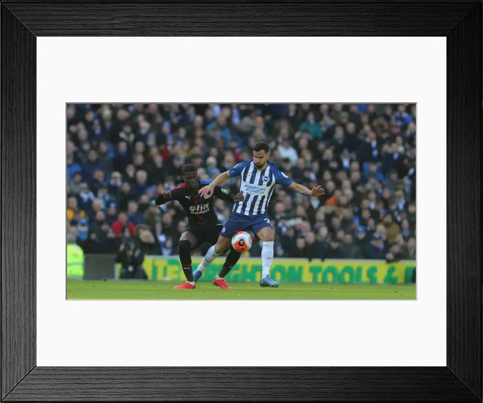 Framed Print : Intense Clash: Brighton & Hove Albion vs. Crystal Palace (February 29, 2020) - Premier League Framed Print : Intense Clash: Brighton & Hove Albion vs. Crystal Palace (February 29, 2020) - Premier League