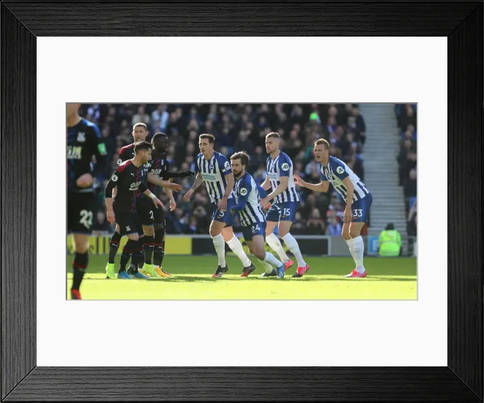 Framed Print : Intense Premier League Showdown: Brighton & Hove Albion vs. Crystal Palace (February 2020) Framed Print : Intense Premier League Showdown: Brighton & Hove Albion vs. Crystal Palace (February 2020)