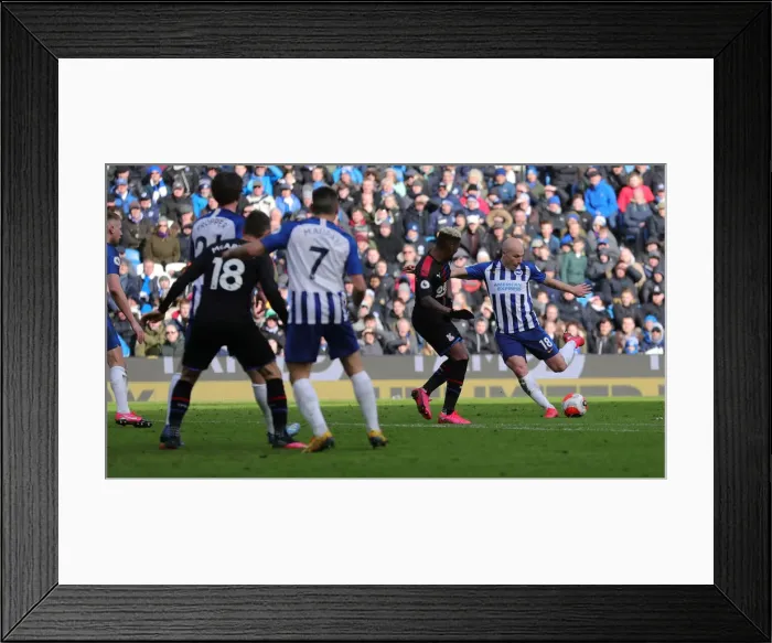Framed Print : Brighton and Hove Albion vs. Crystal Palace: A Premier League Showdown at American Express Community Stadium (February 29, 2020) Framed Print : Brighton and Hove Albion vs. Crystal Palace: A Premier League Showdown at American Express Community Stadium (February 29, 2020)
